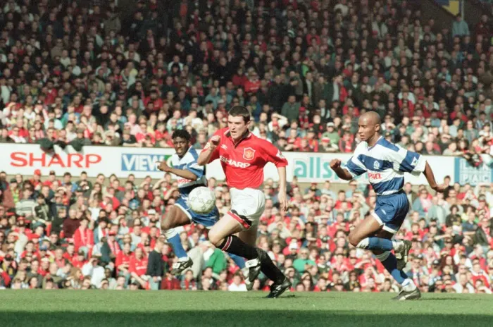 Framed Print : Manchester United 2-0 QPR, FA Cup Quarter Final match action, Old Trafford
