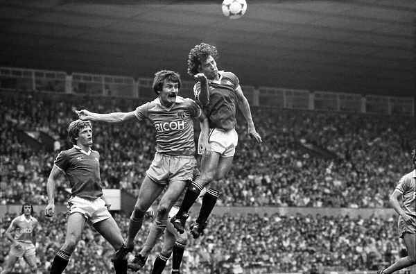 Manchester United 2 v. Stoke City 0. Division 1 Football. May 1982 MF07-02-034