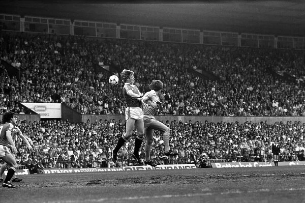 Manchester United 2 v. Stoke City 0. Division 1 Football. May 1982 MF07-02-037