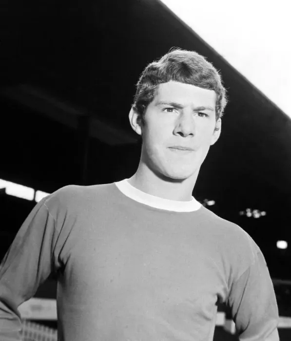Framed Print : Manchester United football player Brian Kidd at Old Trafford Circa 1971 Framed Print : Manchester United football player Brian Kidd at Old Trafford Circa 1971