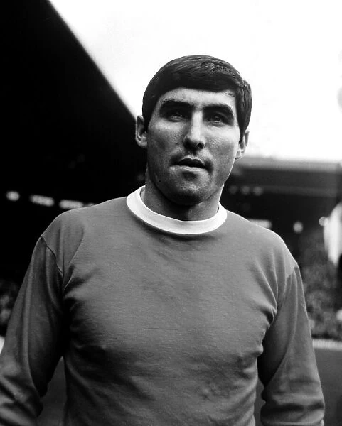 Manchester United football player Tony Dunne at Old Trafford Circa 1971