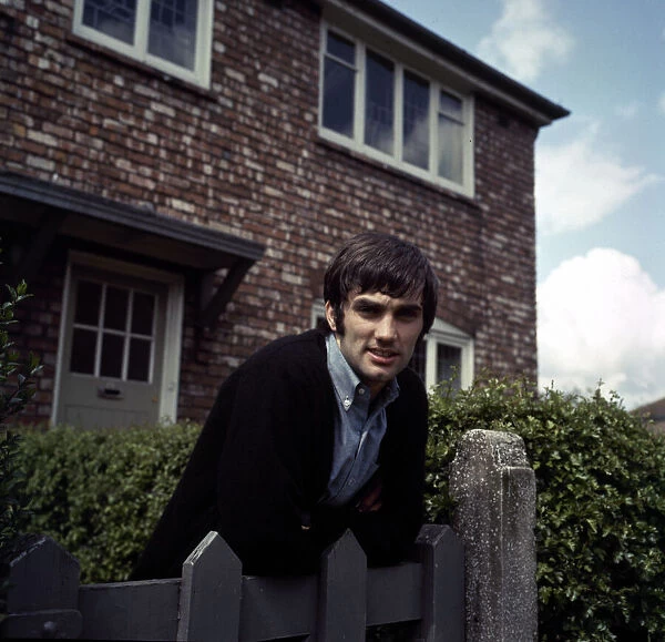 Manchester United footballer George Best at his digs in Manchester May 1968