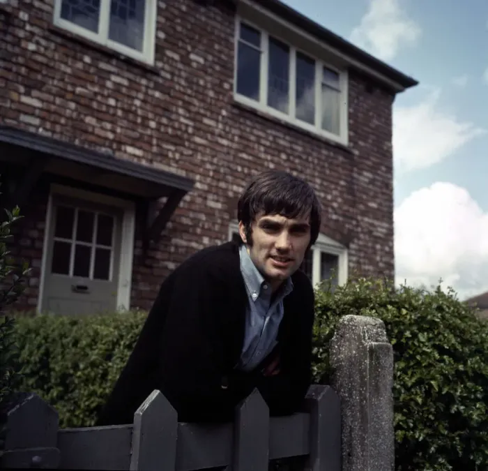 Framed Print : Manchester United footballer George Best at his digs in Manchester May 1968