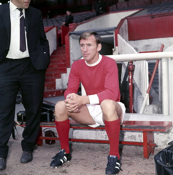 Manchester United footballer Pat Crerand at Old Trafford Circa 1965