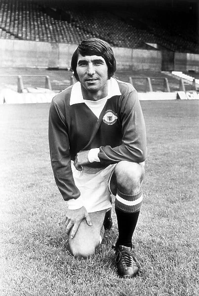 Manchester United footballer Tony Dunne at Old Trafford. 14th August 1972