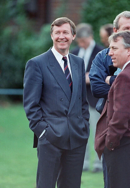 Manchester United manager Alex Ferguson 7th March 1991