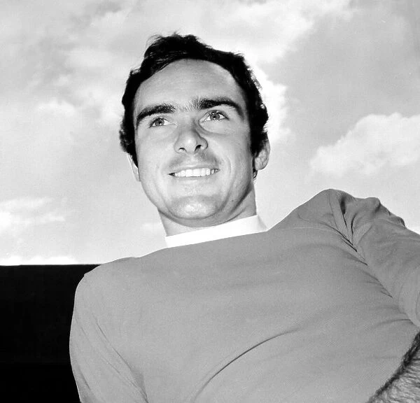 Manchester United player John Aston Circa 1971