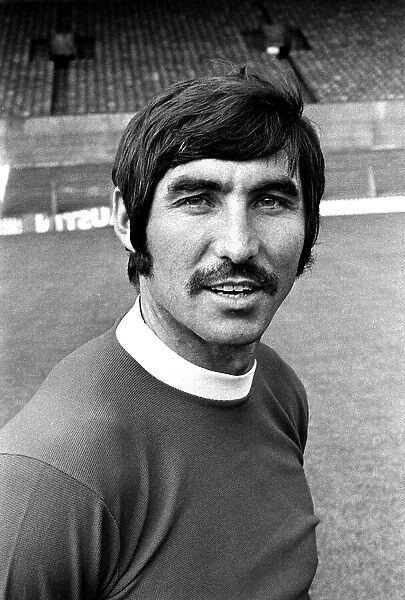 Manchester United player Tony Dunne at Old Trafford Circa 1971