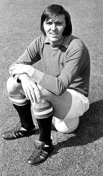 Manchester United playerJimmy Rimmer at Old Trafford Circa 1971