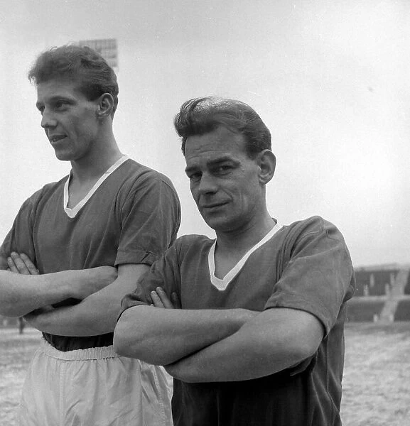 Manchester United Players-Crowther and Taylor March 1958