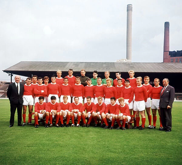 Manchester United team group, 28th July 1964