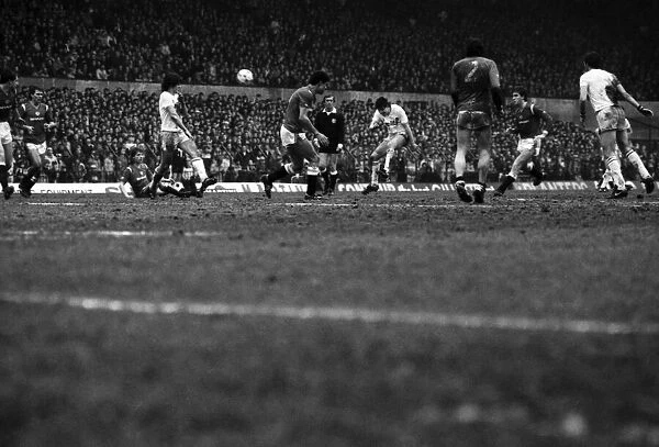 Manchester United v. Aston Villa. March 1985 MF20-12-045 The final score was a