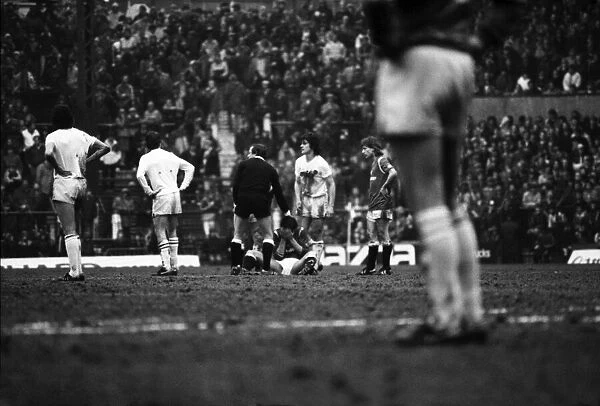 Manchester United v. Aston Villa. March 1985 MF20-12-025 The final score was a