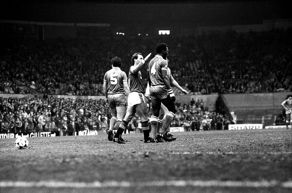 Manchester United v. Birmingham. April 1984 MF15-04-003 The final score was a one