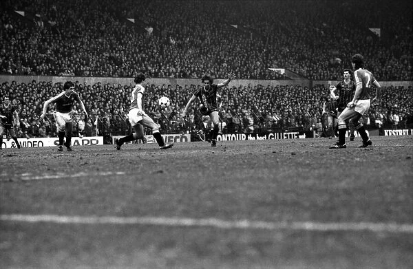 Manchester United v. Leicester City. March 1984 MF14-20-084 The final score was a