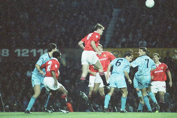 Manchester United v Manchester City, league match at Old Trafford