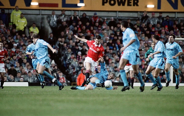Manchester United v Manchester City, league match at Old Trafford