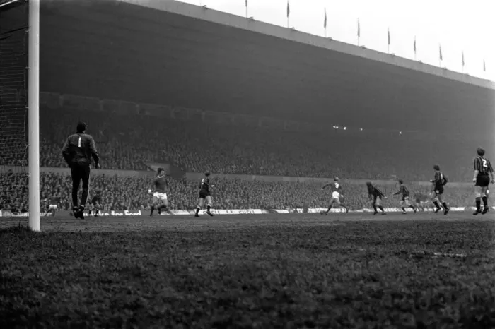 Framed Print : Manchester United v. Middlesbrough. F. A. Cup 3rd round. January 1971 71-00067-017 Framed Print : Manchester United v. Middlesbrough. F. A. Cup 3rd round. January 1971 71-00067-017