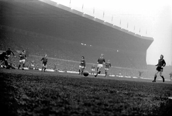 Manchester United v. Middlesbrough. F. A. Cup 3rd round. January 1971 71-00067-012