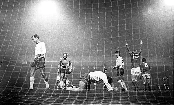 Manchester United v Rapid Vienna European Cup February 1969 Rapid Vienna players