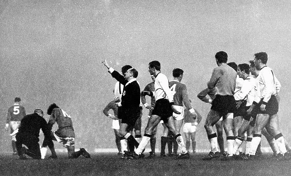 Manchester United v Sarajevo - 1967 George Best fouled during the match against