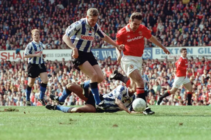Framed Print : Manchester United v Sheffield Wednesday at Old Trafford Framed Print : Manchester United v Sheffield Wednesday at Old Trafford