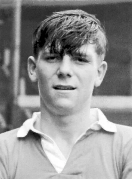 Manchester United youth team footballer Duncan Edwards, recently signed from Dudley