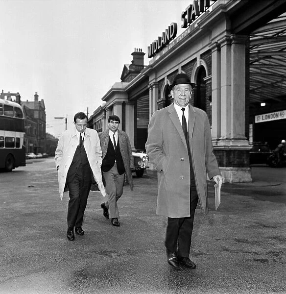 Manchester Uniteds Nobby Stiles leaves FA hearing at the Midland Hotel, Derby