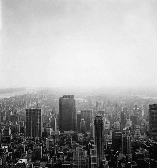 Framed Print : Manhattan skyline looking towards Central park New York USA