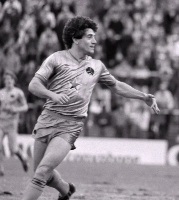 Framed Print : March 1984 Fulham v Newcastle Football Division Two 1980s Football Player