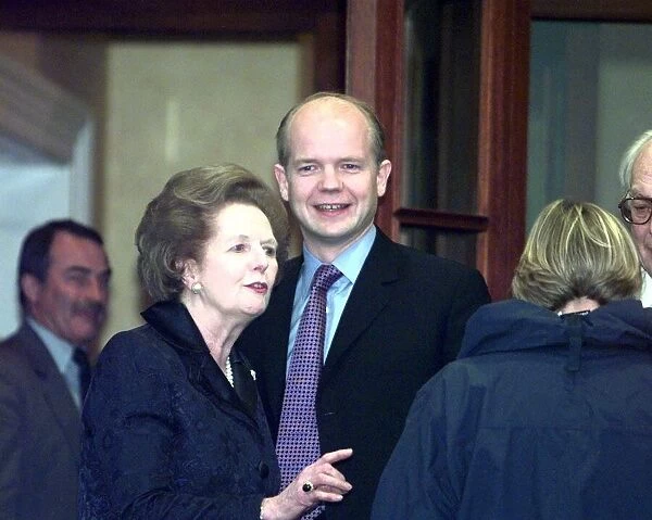 Margaret Thatcher Conservative Party Conference 1998 Margaret Thatcher is greeted