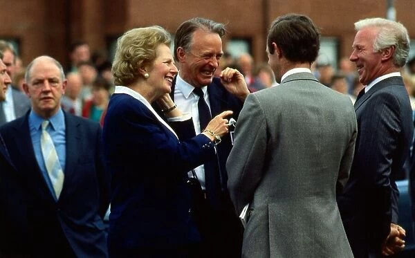Margaret Thatcher with David Holmes September 1987