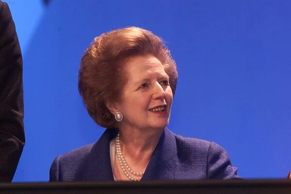 Margaret Thatcher ex Conservative Party leader OCT 1999 at their Conference 1999