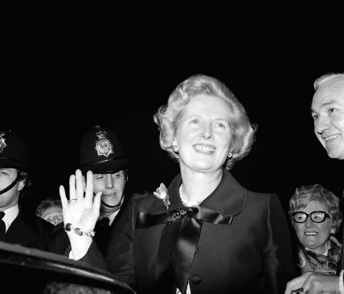 Framed Print : Margaret Thatcher Feb 1975 wins Conservative Leadership Election