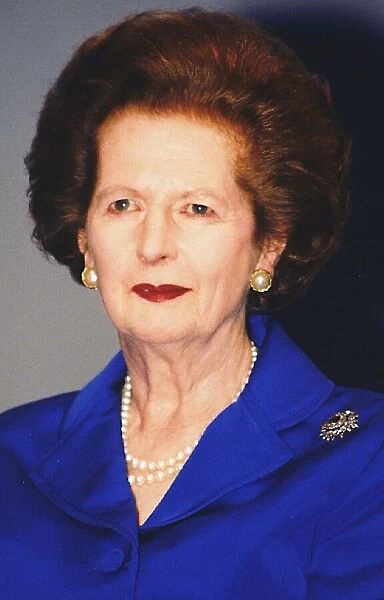 Margaret Thatcher October 1998 at Conservative Party Conference in Bournemouth