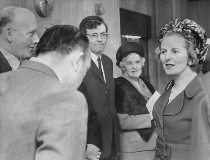 Framed Print : Margaret Thatcher opening Wearside College of Education at Sunderland Framed Print : Margaret Thatcher opening Wearside College of Education at Sunderland