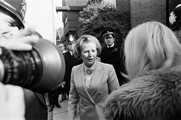 Margaret Thatcher pictured in London. May 1979
