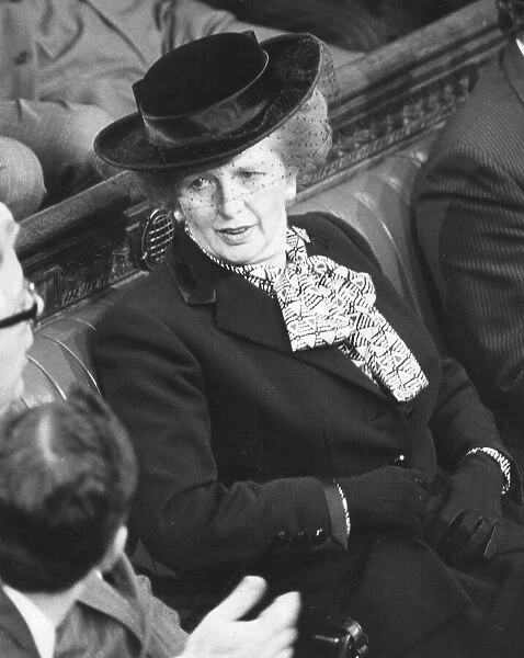 Margaret Thatcher at State Opening of Parliament - November 1986