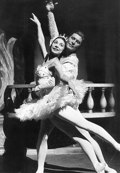 Margot Fonteyn dancing in ballet Cinderella at the Theatre Royal Drury Lane - December