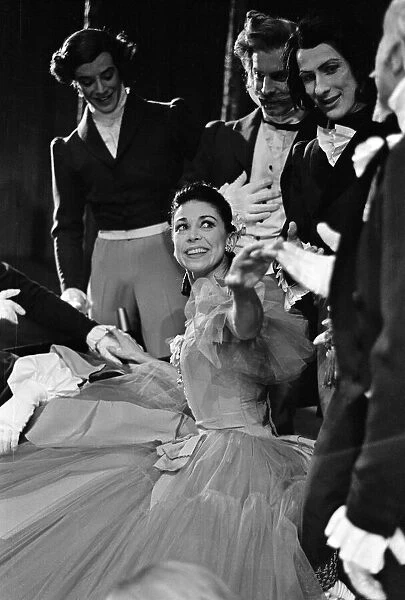 Margot Fonteyn during the press call for the Royal Ballets latest production Marguerite
