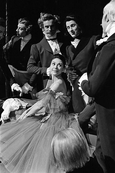 Margot Fonteyn during the press call for the Royal Ballets latest production Marguerite