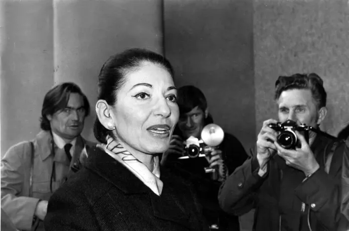 Framed Print : Maria Callas - Maria Callas, the turbulent singer from Milan