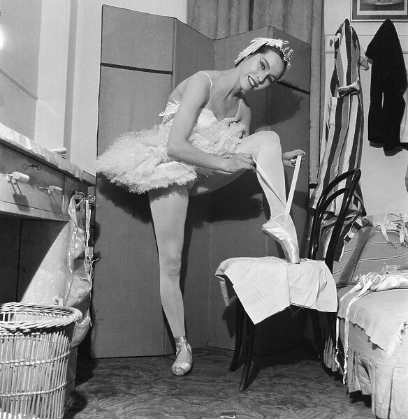 Maria Tallchief, American Ballerina, of the New York City Ballet Company