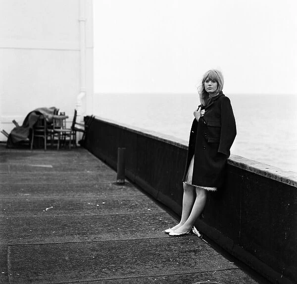 Marianne Faithfull in Liverpool. 8th June 1965