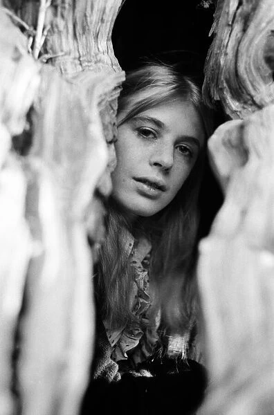 Marianne Faithfull, pictured at home in Aldworth, Berkshire, 10th October 1971