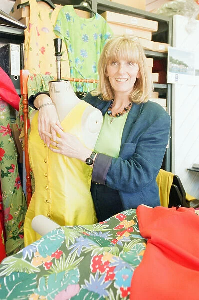 Marion Donaldson, Fashion Designer, pictured at clothing factory in Candleriggs, Glasgow