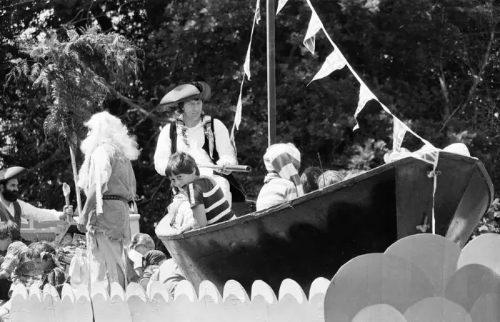 Framed Print : Maritime Carnival, Reading, Berkshire, England, June 1980