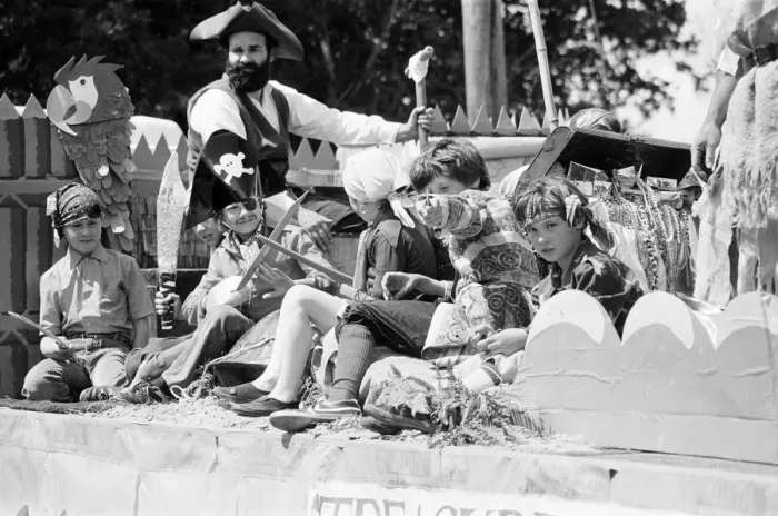 Framed Print : Maritime Carnival, Reading, Berkshire, England, June 1980 Framed Print : Maritime Carnival, Reading, Berkshire, England, June 1980