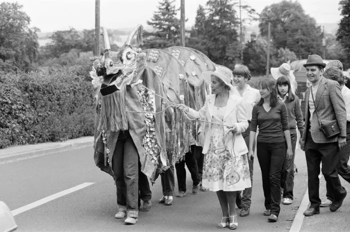 Framed Print : Maritime Carnival, Reading, Berkshire, England, June 1980 Framed Print : Maritime Carnival, Reading, Berkshire, England, June 1980