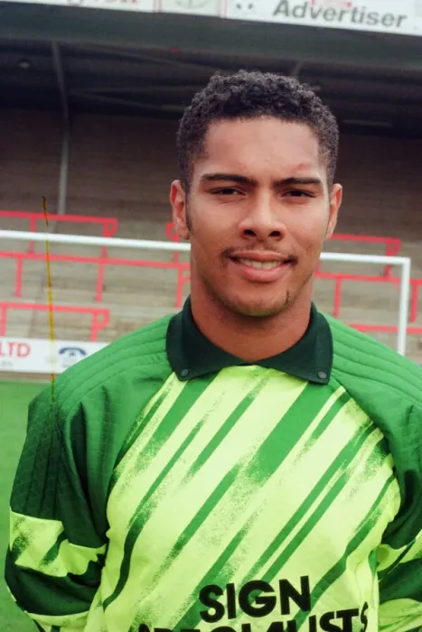 Framed Print : Mark Gayle, Walsall Goalkeeper, Photo-call, 12th August 1992 Framed Print : Mark Gayle, Walsall Goalkeeper, Photo-call, 12th August 1992